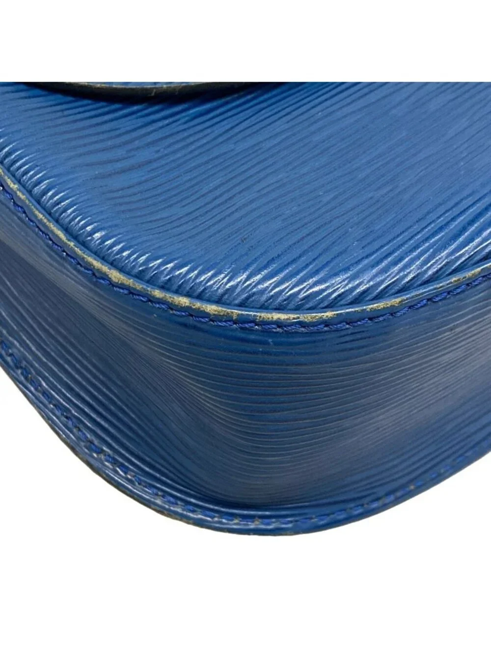 Louis Vuitton Shoulder Bag Epi Sun Crew Toledo Blue Leather